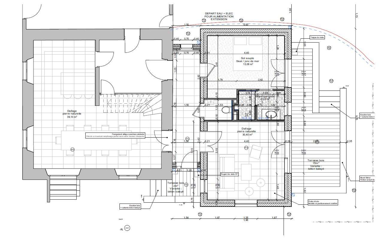 Plan du rez-de-chaussée