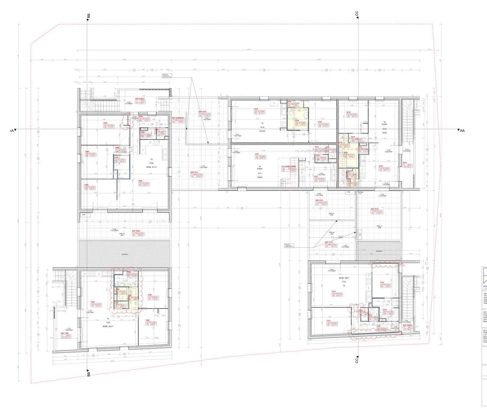 Plan du R+1