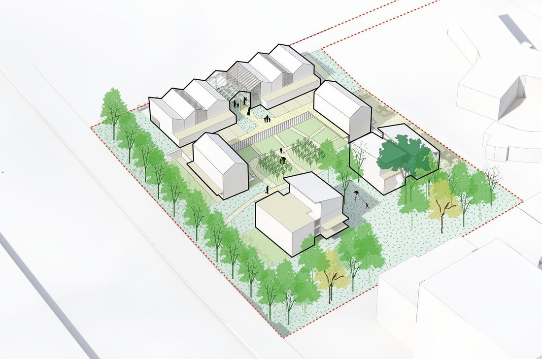Vue axonométrique du projet